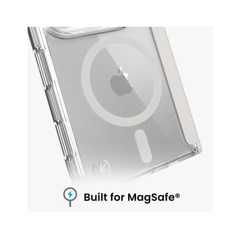 Speck Apple iPhone 18-Fold Presidio Perfect-Clear Fold MagSafe Case - Clear - Clear