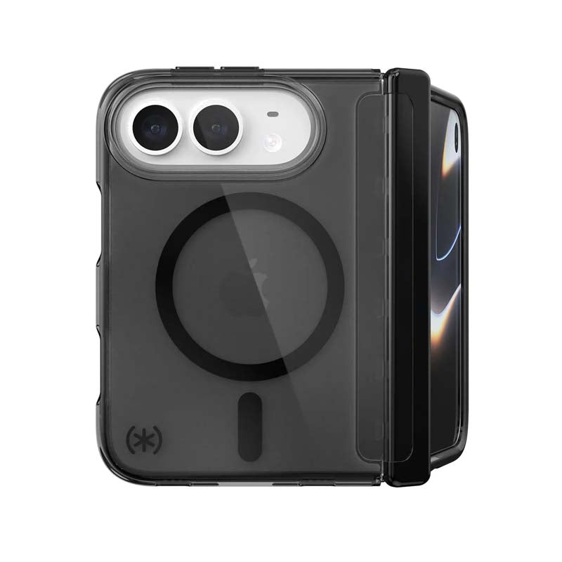 Speck Apple iPhone 18-Fold Presidio Lux Fold MagSafe Case - Obsidian - Black