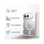 Speck Apple iPhone 18-Fold Presidio Perfect-Clear Fold MagSafe Case - Clear - Clear