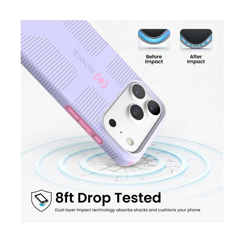 Speck Apple iPhone 18 Pro Candyshell Grip MagSafe Case - Lilac - Purple