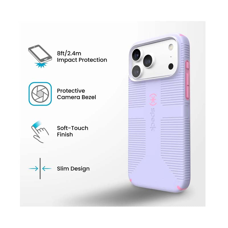 Speck Apple iPhone 18 Pro Max Candyshell Grip MagSafe Case - Lilac - Purple