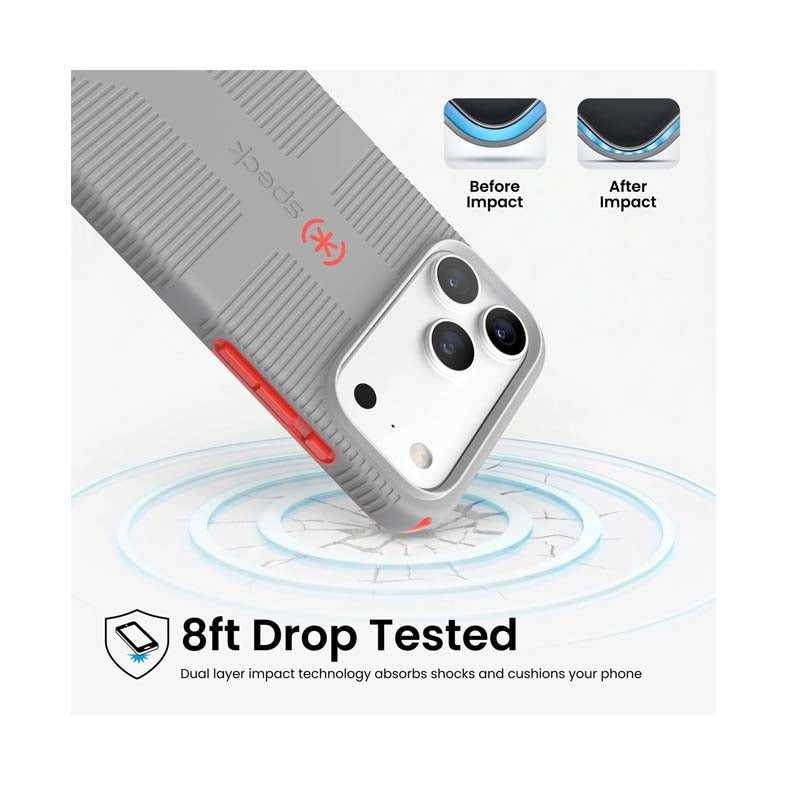 Speck Apple iPhone 18 Pro Max Candyshell Grip MagSafe Case - Overcast Grey - Grey