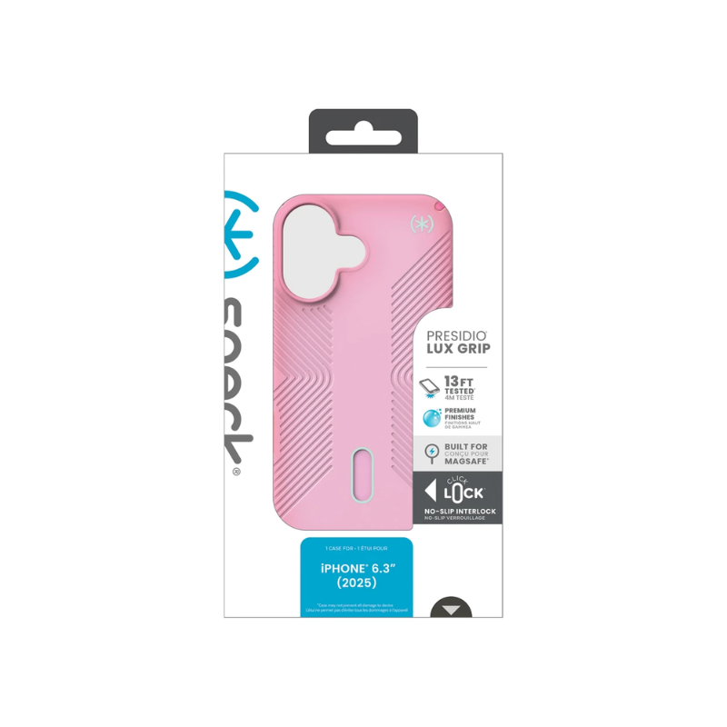 Speck iPhone 17 Presidio Lux Grip ClickLock - Pink - Pink