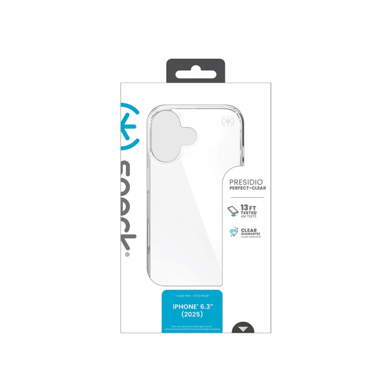 Speck iPhone 17 Presidio Perfect Case - Clear - Clear