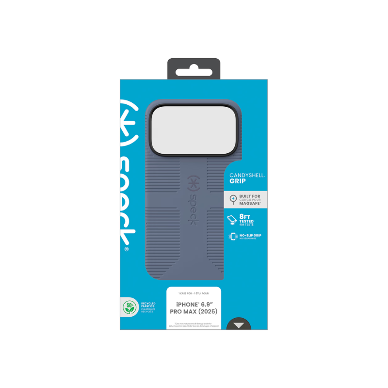 Speck iPhone 17 Pro Max Candyshell GriPhone MS - Denim Blue - Black