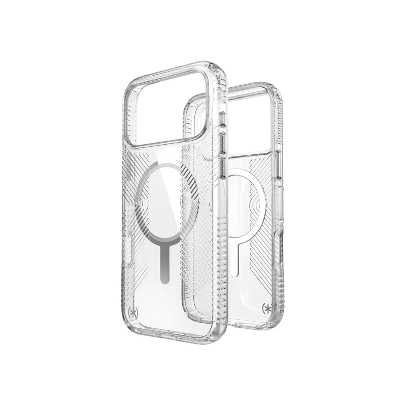 Speck iPhone 17 Pro Max Presidio Grip MagSafe Case - Clear - Clear