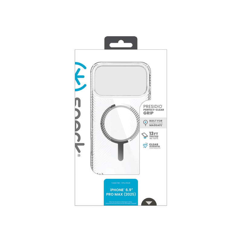 Speck iPhone 17 Pro Max Presidio Perf MagSafe- Clear - Clear