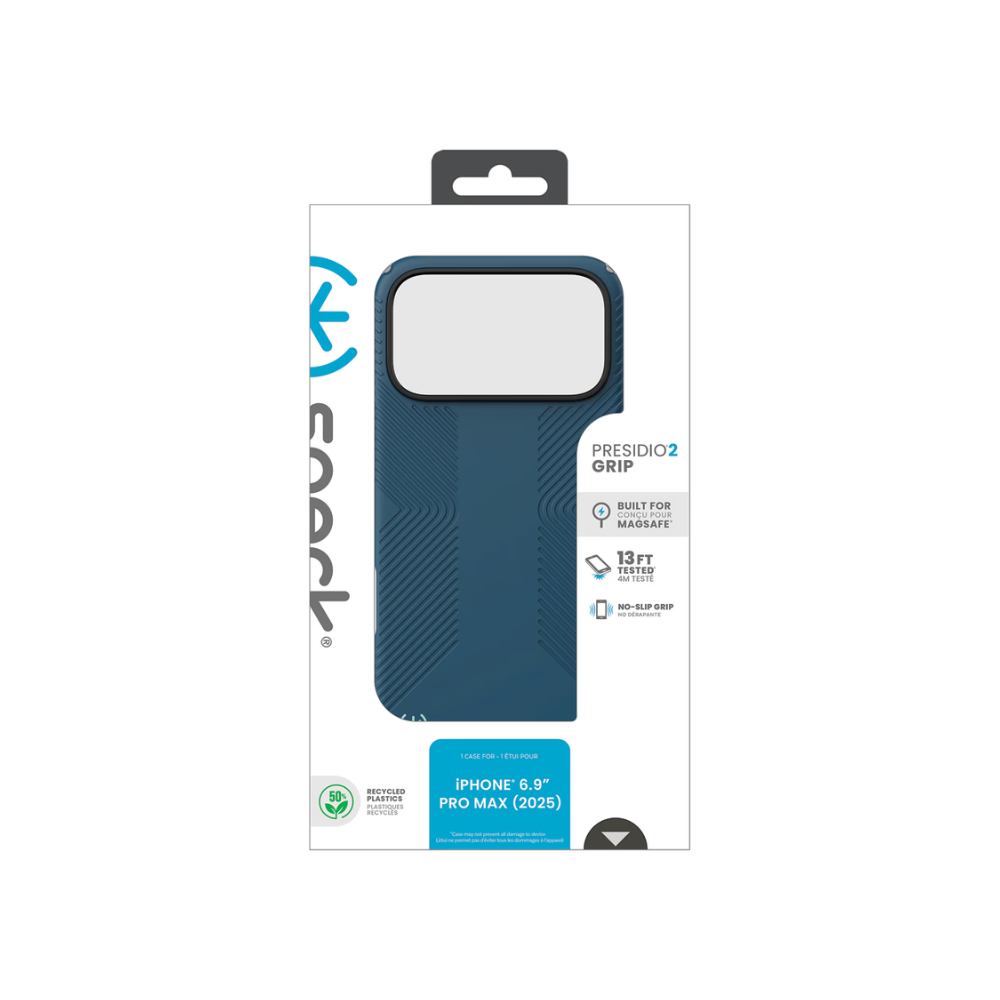Speck iPhone 17 Pro Max Presidio2 GriPhone MS - Deep Sea Blue - Deep Blue
