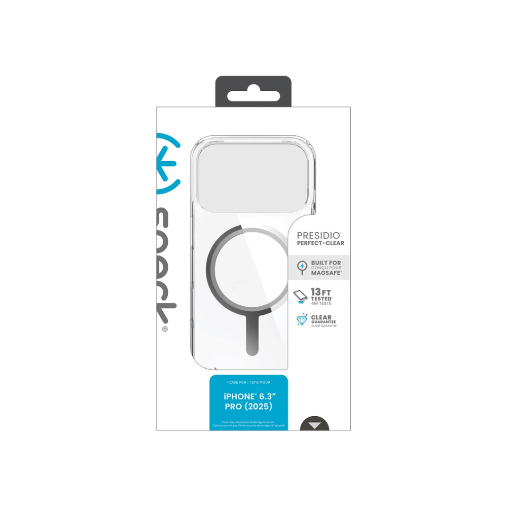 Speck iPhone 17 Pro Presidio Perf MagSafe - Clear - Clear