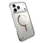 Speck Presidio Lux Glitter MagSafe Apple iPhone 17 Pro Max Case - Clear - Clear