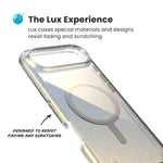 Speck Presidio Lux MagSafe Case Apple iPhone Air â€“ Silver Glitter - Silver
