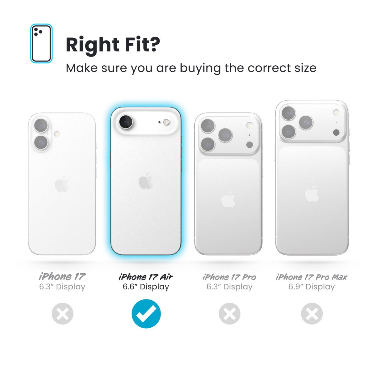 Speck Presidio Perfect Clear MagSafe Case Apple iPhone Air ¢â‚¬â€œ Clear - Clear