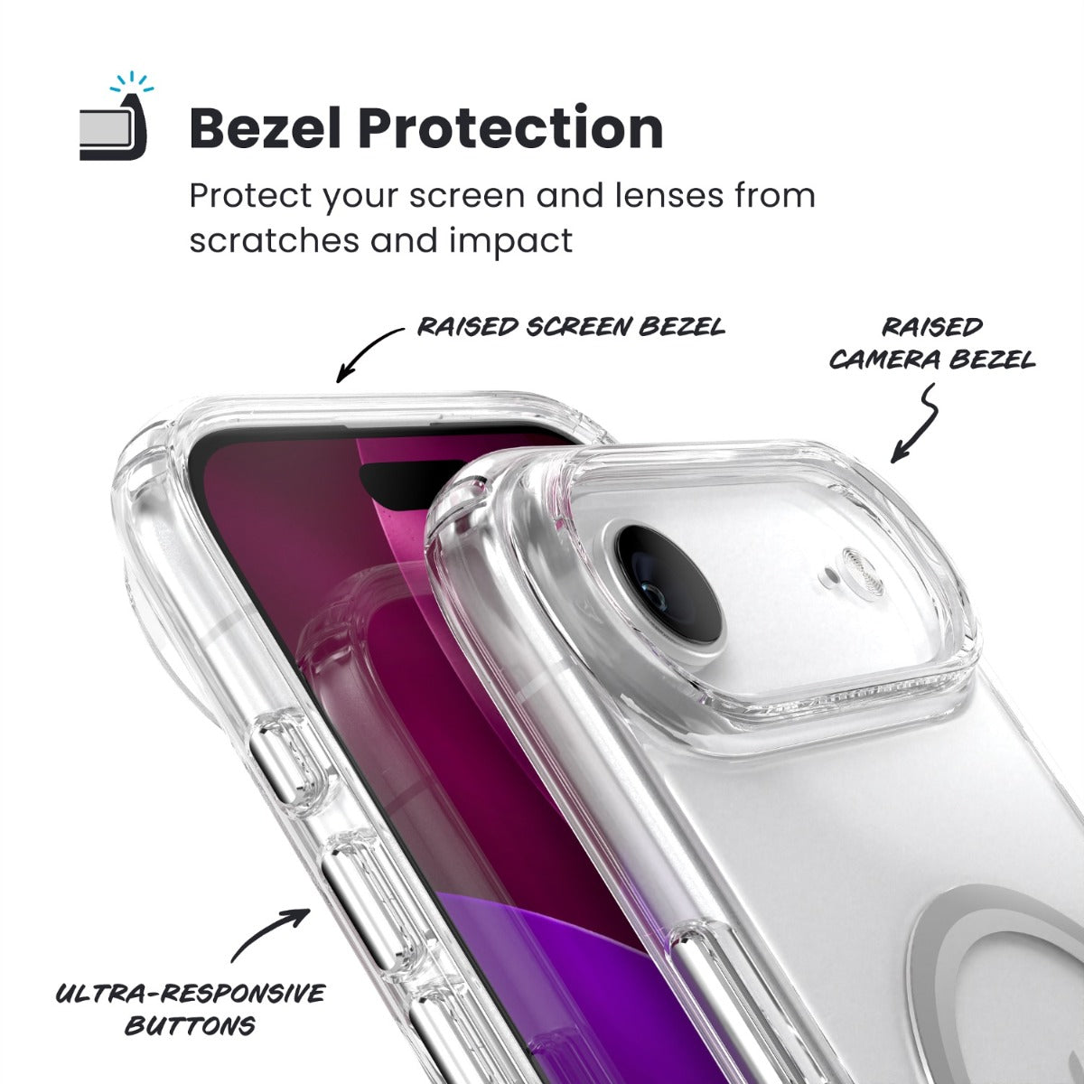 Speck Presidio Perfect Clear MagSafe Case Apple iPhone Air ¢â‚¬â€œ Clear - Clear