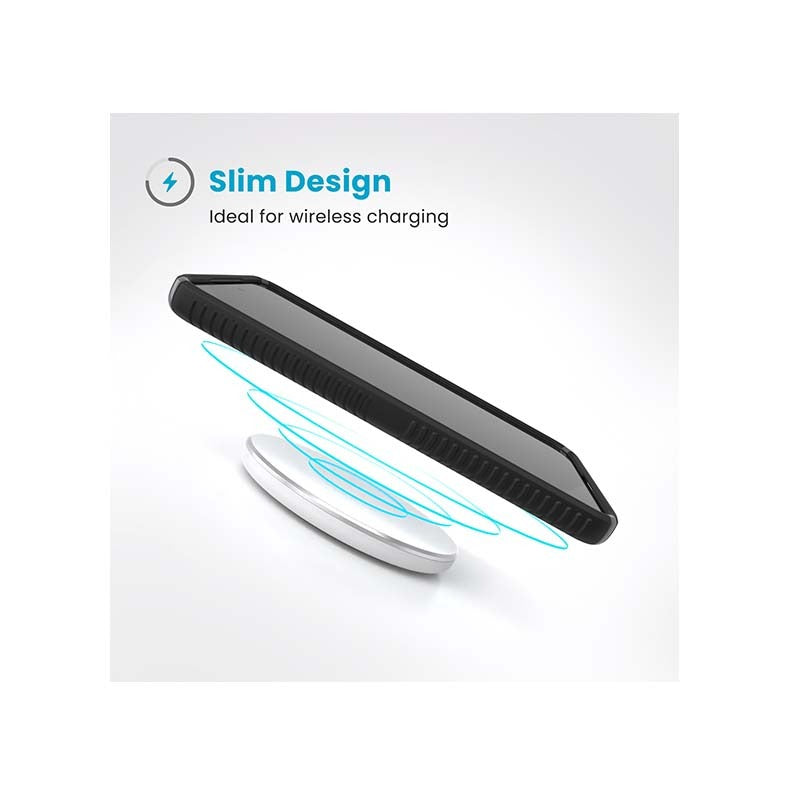 Speck Presidio2 Grip Case Samsung Galaxy S25 - Black / Slate Grey - Black
