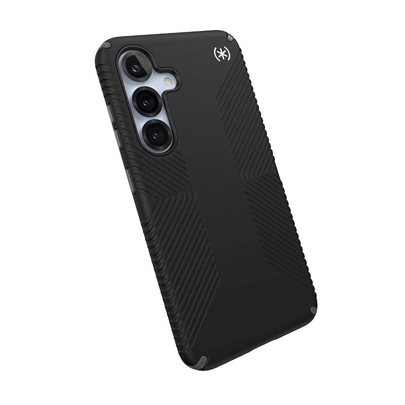 Speck Presidio2 Grip Case Samsung Galaxy S25 - Black / Slate Grey - Black