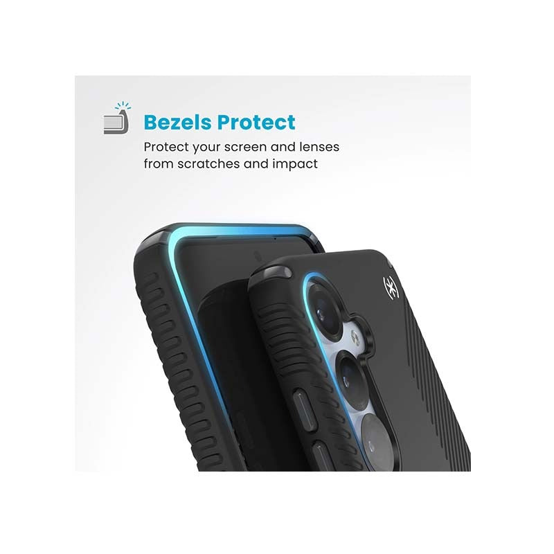 Speck Presidio2 Grip Case Samsung Galaxy S25 - Black / Slate Grey - Black