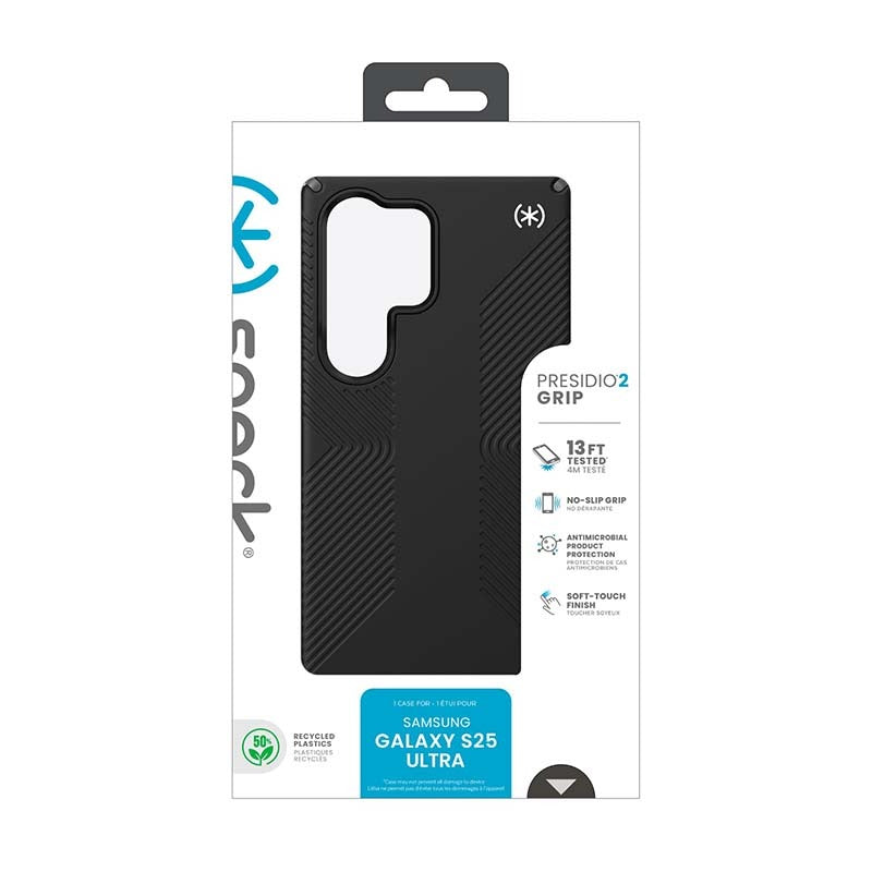 Speck Presidio2 Grip Case Samsung Galaxy S25 Ultra - Black - Black