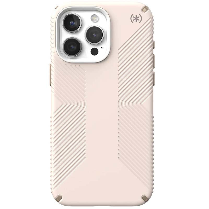 Speck Presidio2 Grip iPhone 15 Pro Max Case - Beige / Gold - Gold