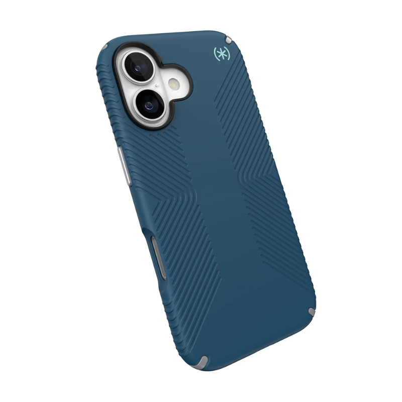 Speck Presidio2 Grip MagSafe Apple iPhone 17 Case - Deep Sea - Blue