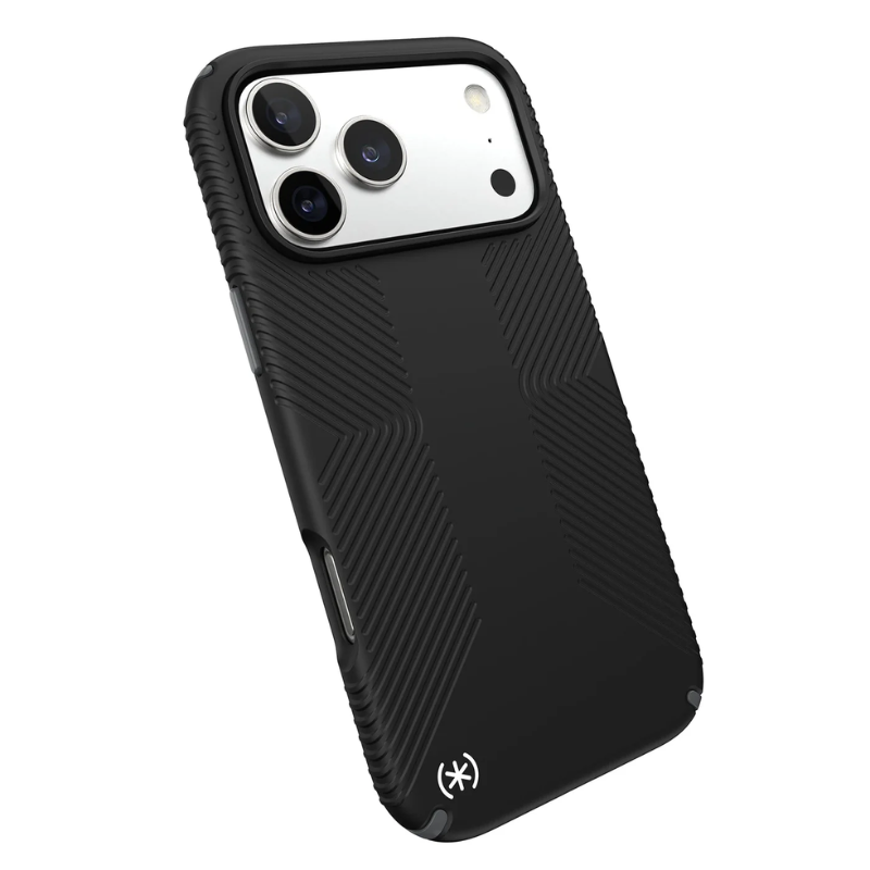 Speck Presidio2 Grip MagSafe Apple iPhone 17 Pro Max Case - Black/Slate Grey - Black