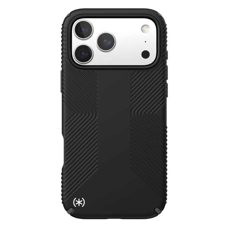 Speck Presidio2 Grip MagSafe Apple iPhone 17 Pro Max Case - Black/Slate Grey - Black