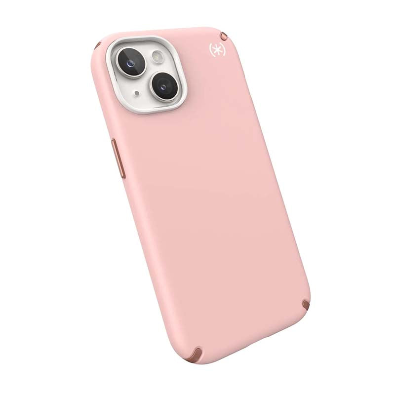 Speck Presidio2 Pro iPhone 15 Case - Pink / White