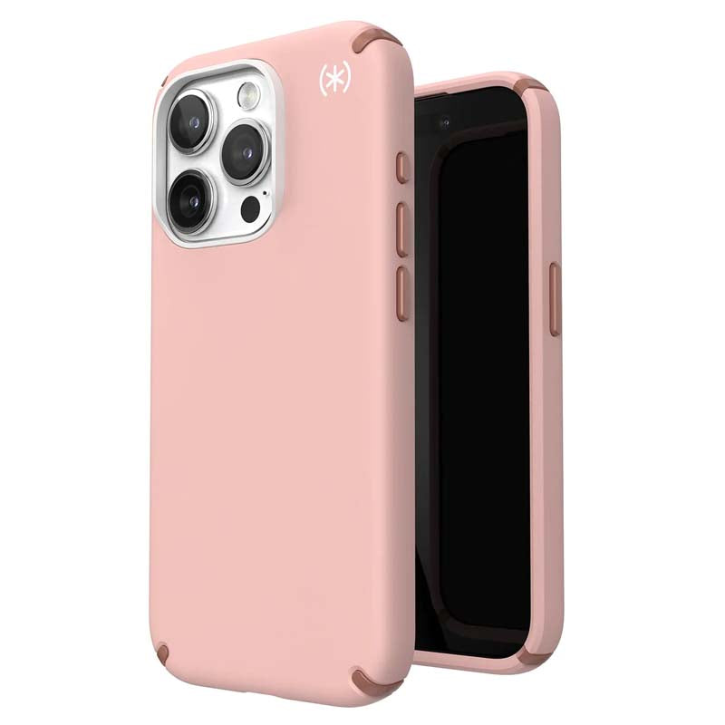 Speck Presidio2 Pro iPhone 15 Pro Case - Pink / White