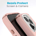 Speck Presidio2 Pro iPhone 15 Pro Case - Pink / White