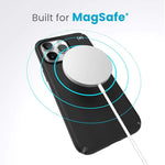 Speck Presidio2 Pro Magsafe iPhone 15 Pro Max Case - Black / Grey - Black/Grey