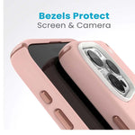 Speck Presidio2 Pro Magsafe iPhone 15 Pro Max Case - Pink / White - White / Pink