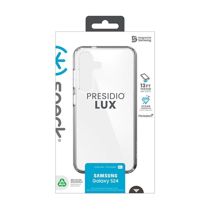 Speck Samsung Galaxy S24 Presidio Perfect Case - Clear - Clear