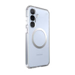 Speck Samsung Galaxy S25 Plus Presidio Perfect Magnetic Case - Clear / Silver - Clear / Silver