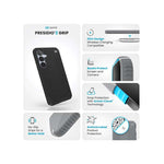 Speck Samsung Galaxy S25 Plus Presidio2 Grip Case - Black - Black