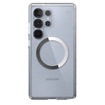 Speck Samsung Galaxy S25 Ultra Presidio Perfect Clear Magnet Case - Clear & Chrome - Clear/Chrome