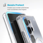 Speck Samsung Galaxy S25 Ultra Presidio Perfect Clear Magnet Case - Clear & Chrome - Clear/Chrome