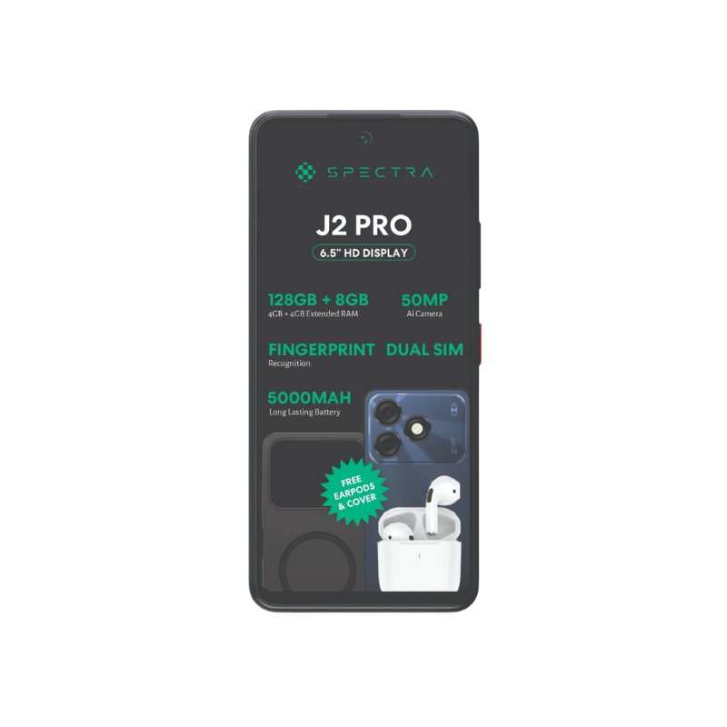 Spectra J2 Pro 4G 128GB - Blue - Blue