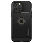 Spigen Apple iPhone 13 Pro Rugged Armor Case - Matte Black - Black