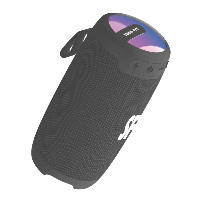 Supa Fly 10W True Wireless Bluetooth Thunder Speaker - Black - Black