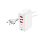 Supa Fly 114W 6 Port Smart Charging Station - White - White