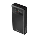Supa Fly 130W Power Bank 20000mAh USB A & Type-C - Black - Black