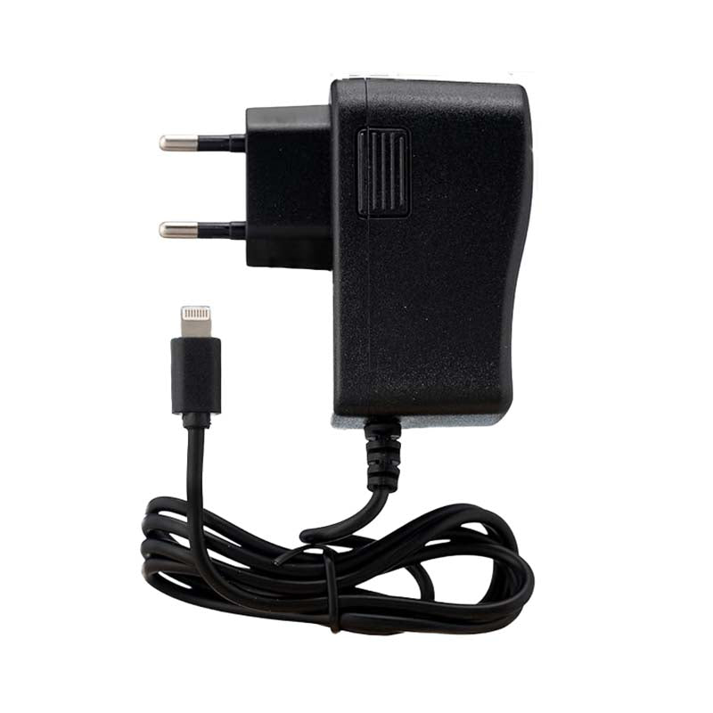 Supa Fly 2.1A Lightning Fixed Wall Charger - Black
