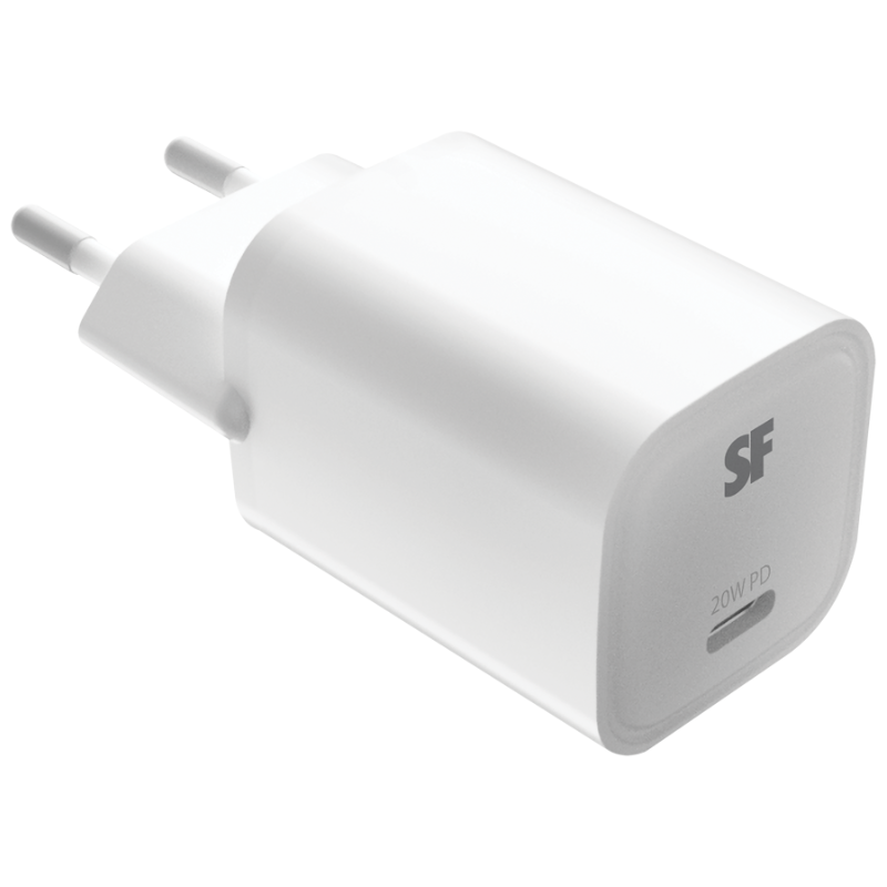 Supa Fly 20W Wall/Car/Cable Bundle - White