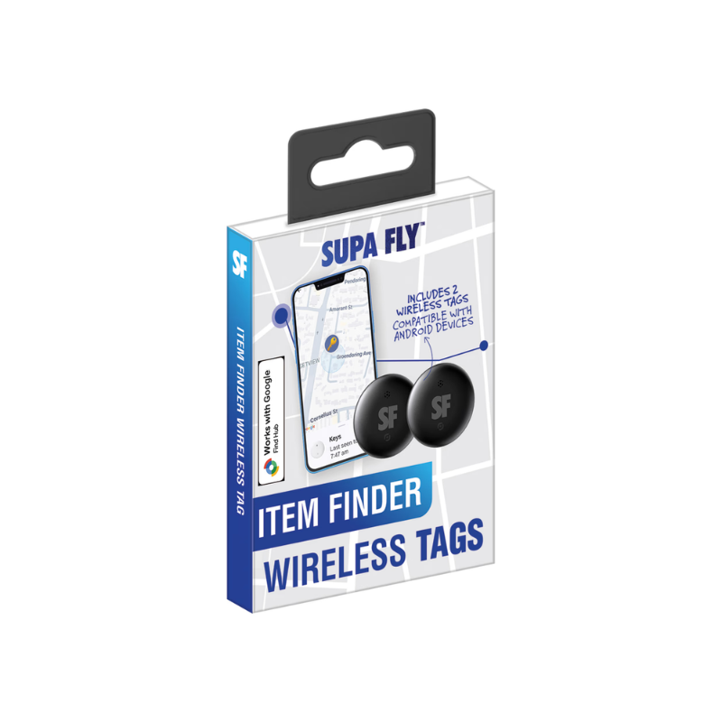 Supa Fly 2pc Andriod Wireless Tag - Black