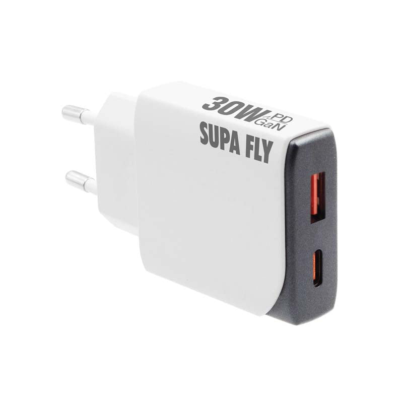 Supa Fly 30W Dual A & C Wall Charger