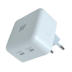 Supa Fly 40W Dual Type C Wall Charger - White - White