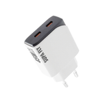Supa Fly 45W Dual C Wall Charger - White - White
