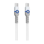 Supa Fly 45W Type C Wall Charger with Type C Cable - White - White