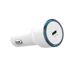 Supa Fly 65W Car Charger With Type C Cable - White - White