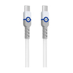 Supa Fly 65W GAN Wall Charger with Type C Cable - White - White