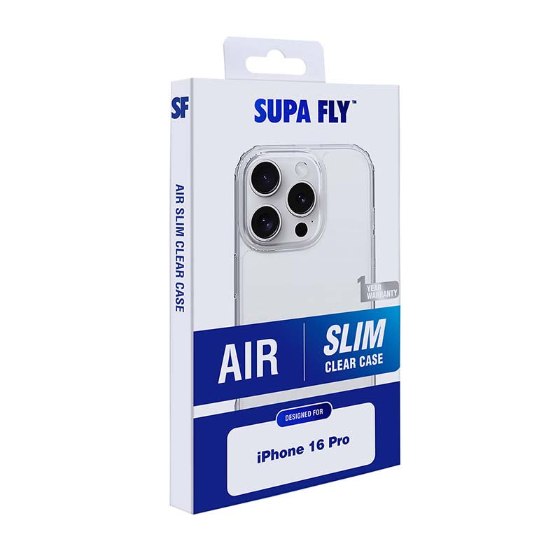 Supa Fly Air Slim Apple iPhone 16 Pro Case - Clear - Clear